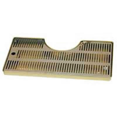 Mushroom Style Drip Tray with Drain (Brass & Stainless)