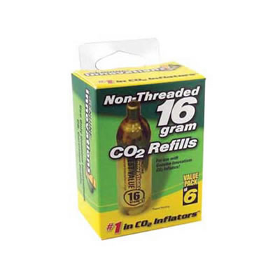 Portable CO2 Cartridges (6 Pack)