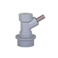 Ball Lock Disconnect - 1/4" Barb (Gas) / 