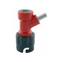 Pin Lock Disconnect - SHORT - 1/4" Barb (Liquid) / 