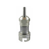Pin Lock Disconnect SS - 1/4" Vertical Barb (Gas) / 