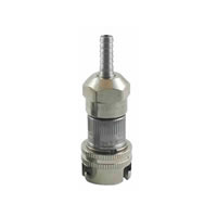 Pin Lock Disconnect SS - 1/4" Vertical Barb (Liquid) / 