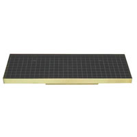 Counter Mount Drip Tray - 14-5/8" X 5-3/8" (Brass) / 