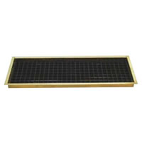 Brass flush Mount Drip Tray 14-7/8" X 5-3/4" mounts flush on your counter or bar top to catch drips from your draft beer faucets.