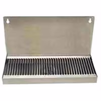 These drip trays mount to the outside of your refrgerator or wherever you draft beer faucets to catch any spill or drips.