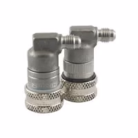 Stainless Steel Ball Lock Gas Disconnect with 1/4" MFL for Corny Kegs