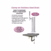 Clamp-on Tower Drain (Stainless Steel) (Alternate View 2)