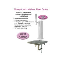 Clamp-on Tower Drain (Stainless Steel) (Alternate View 2)