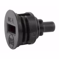 Disconnect Cap Plug - Ball Lock Disconnects (Black) (Alternate View 1)