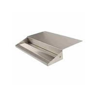 This Jockey Box Drip Tray is 24" wide, a comon size for most jocky boxes and slides under your jockey box to prevent drips from your draft beer facuets. 