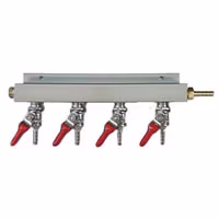 Air Dist, 4-way 1/4b-so (w/cks) (Alternate View 1)