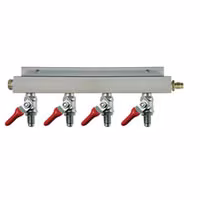 Air Dist, 4-way 1/4mfl-so (w/cks) (Alternate View 1)