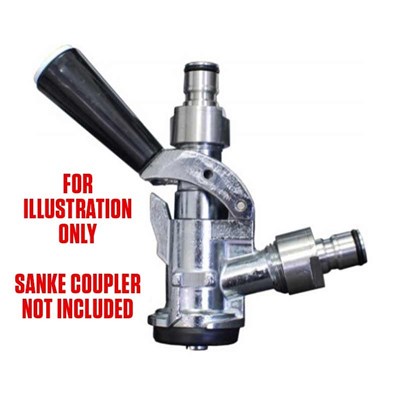 Sanke D Coupler to Ball Lock Disconnect Conversion Kit (Alternate View 2)