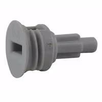 Disconnect Cap Plug - SHORT Pin Lock Disconnects (Gray) (Alternate View 1)