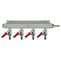 Air Dist, 4-way 5/16b-so (w/cks) (Alternate View 1)